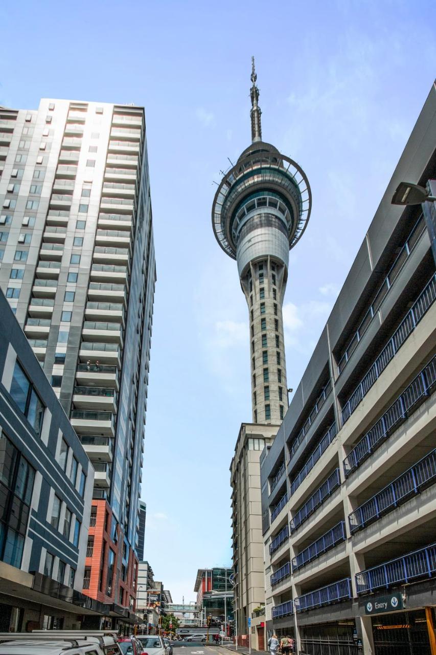 Sky Tower On Your Doorstep! Modern Two Bedroom Auckland Eksteriør bilde